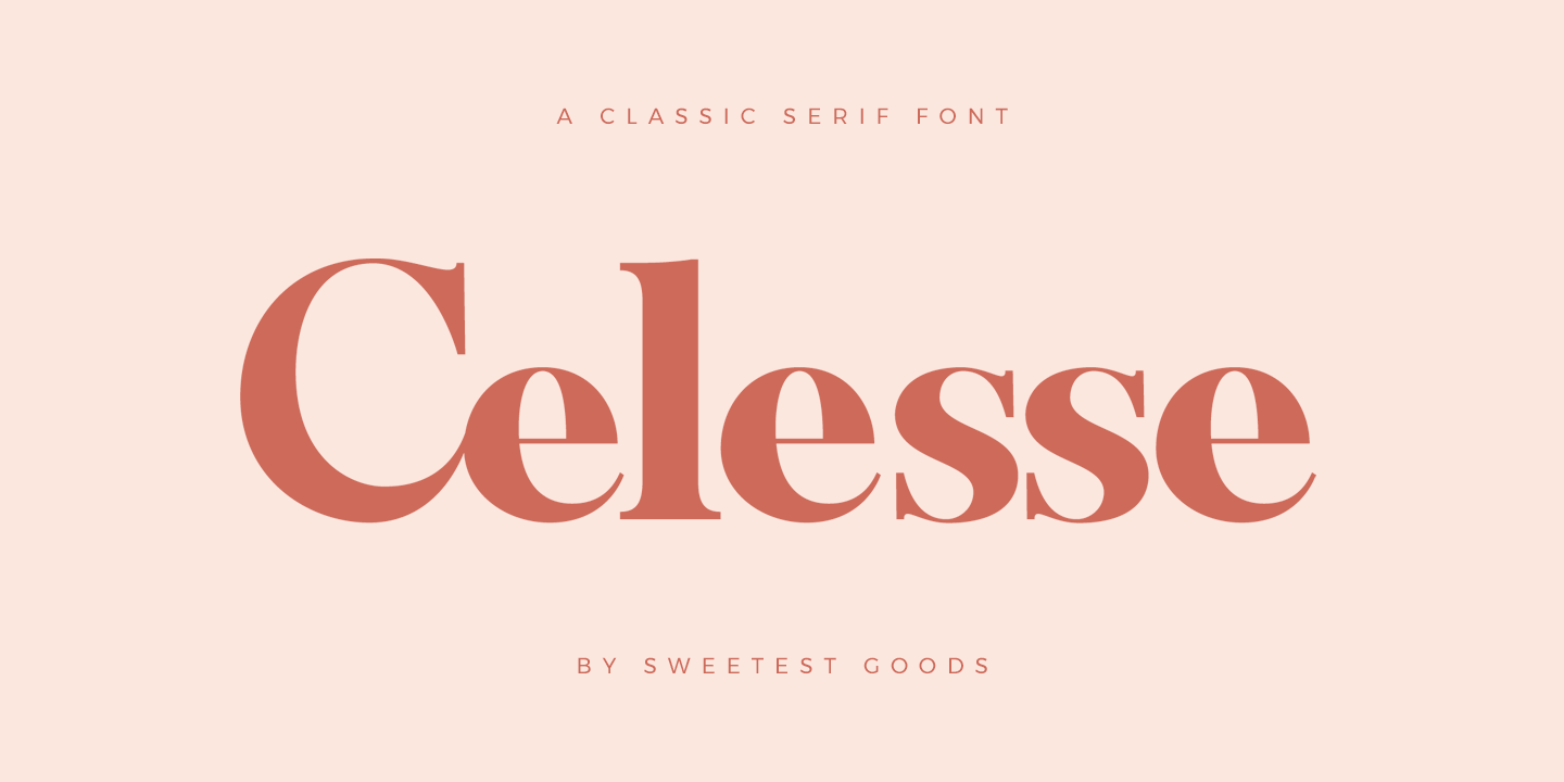 Celesse Font preview